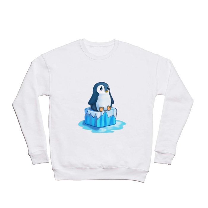 Penguin on Ice Crewneck Sweatshirt