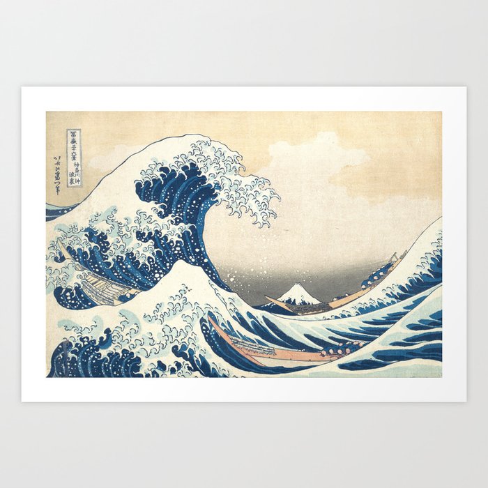 The Great Wave Off Kanagawa Highest Resolution Art Print By