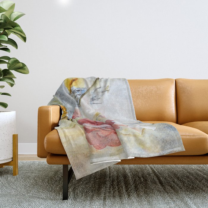 fragmented view Throw Blanket