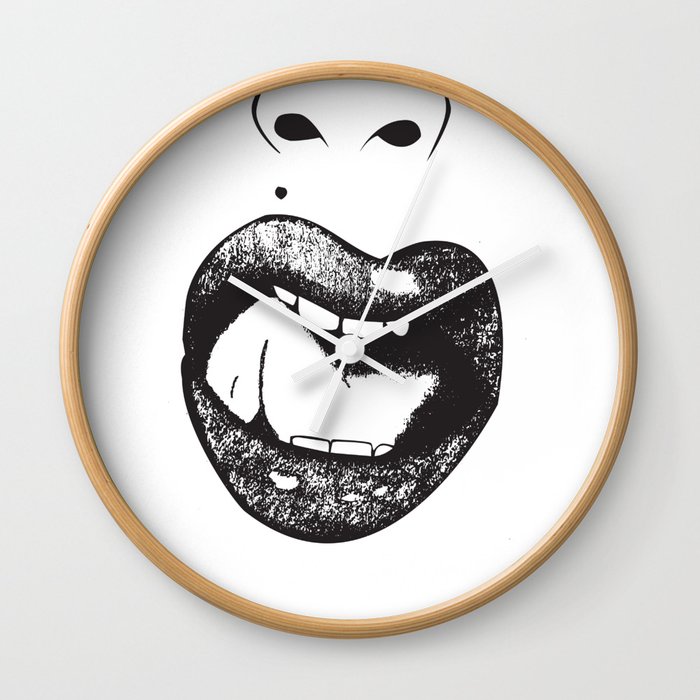 Sexy Mouth Wall Clock