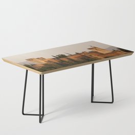 Spain Photography - Castle Standing In The Pretty Sunset Coffee Table