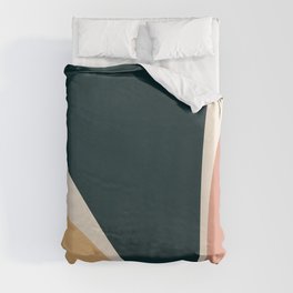 Minimalist Plant Abstract LXIII Duvet Cover