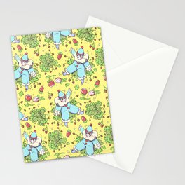 Strawberry Clowns | clowncore pattern | cute clown phone case | Kidcore Stationery Cards
