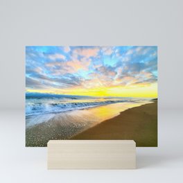 Beach Life Sunrise Mini Art Print