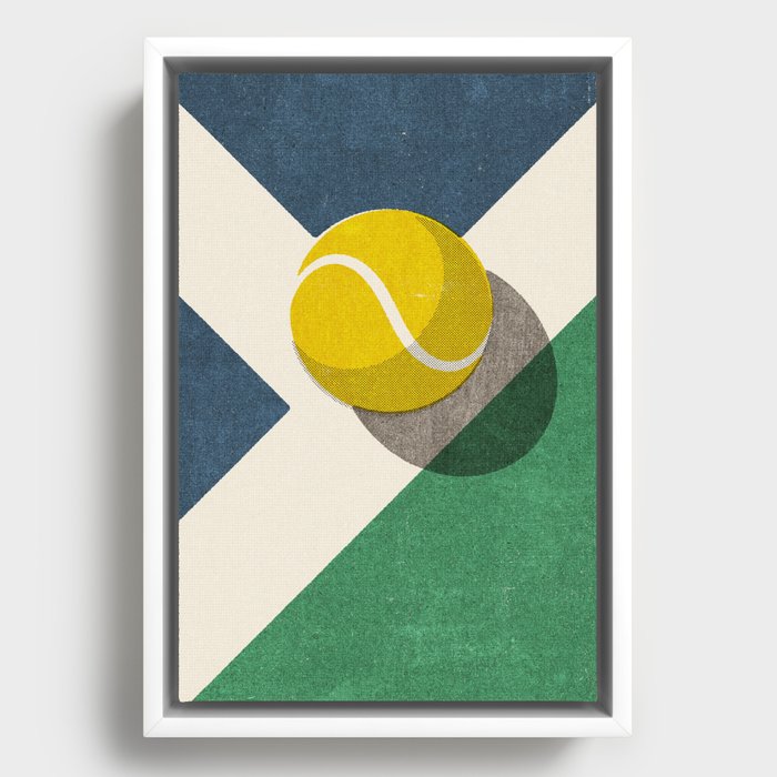 BALLS / Tennis (Hard Court) Framed Canvas