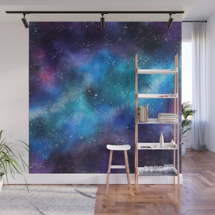 Abstract Galaxy Space Paint Pattern Texture 9 Wall Mural By