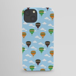 Hot air balloons and clouds iPhone Case