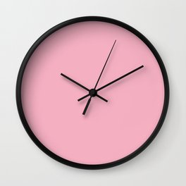 Purposeful Pink Wall Clock