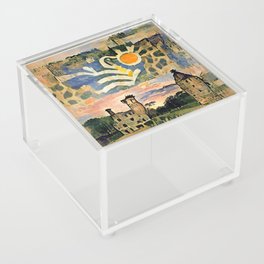 Sunrise At Fonthill Castle Acrylic Box