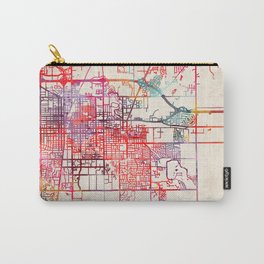 Urbana map Illinois IL Carry-All Pouch