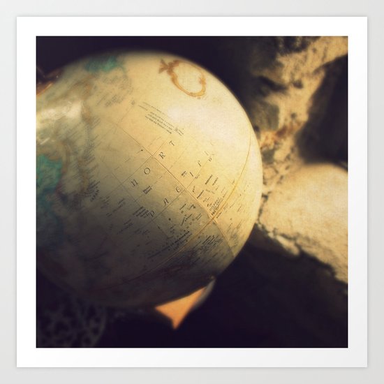 If I Could Travel The World Art Print