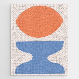 Orange and blue Jigsaw Puzzle
