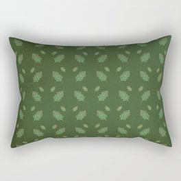 leaf pattern Rectangular Pillow