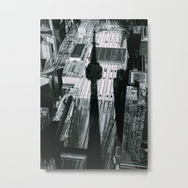 CN Tower Shadow Metal Print