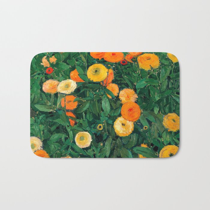 Marigolds by Koloman Moser, 1909 Bath Mat