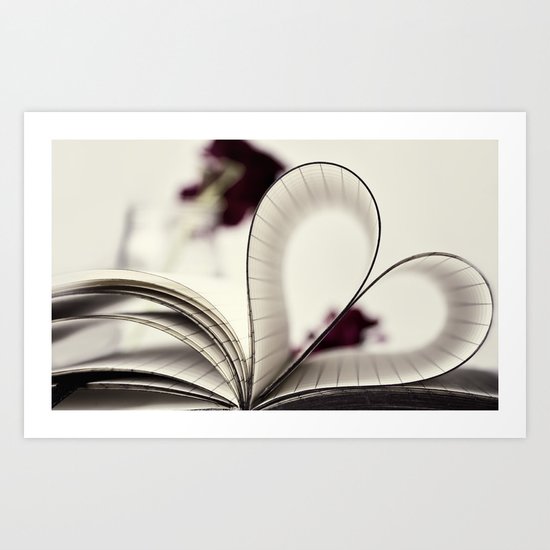 paper heart ♥ Art Print