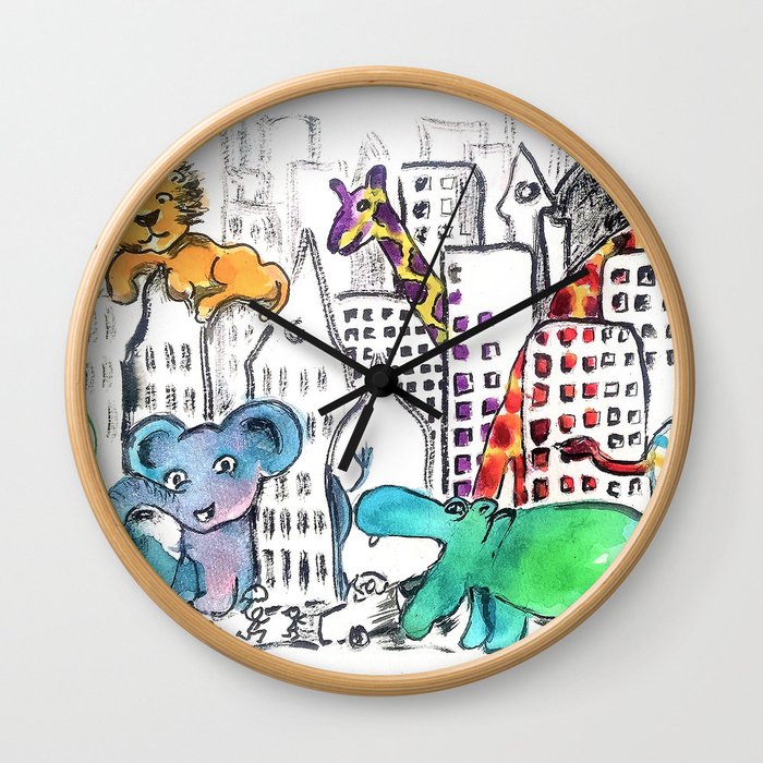 Urban Jungle Wall Clock