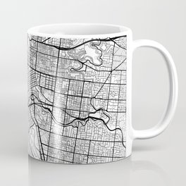 Melbourne Coffee Mugs Society6 Melbourne Map White Coffee Mug
