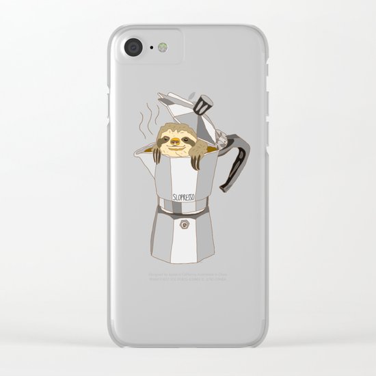 Slopresso Clear iPhone Case