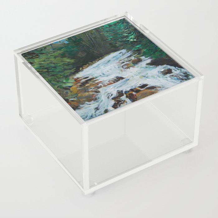River Through the Woods Acrylic Box