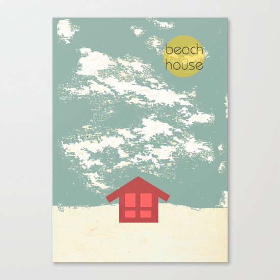 Beach House Canvas Print