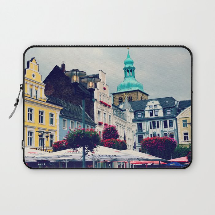 Colorful Houses Laptop Sleeve