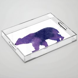 Some Bear Out There, Galaxy Bear Acrylic Tray