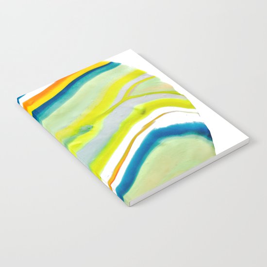 Earth Lines Marbling, Unite Notebook