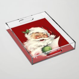 Vintage Santa Acrylic Tray