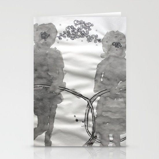 hula hoop Stationery Cards