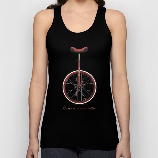 Unicycle Unisex Tank Top