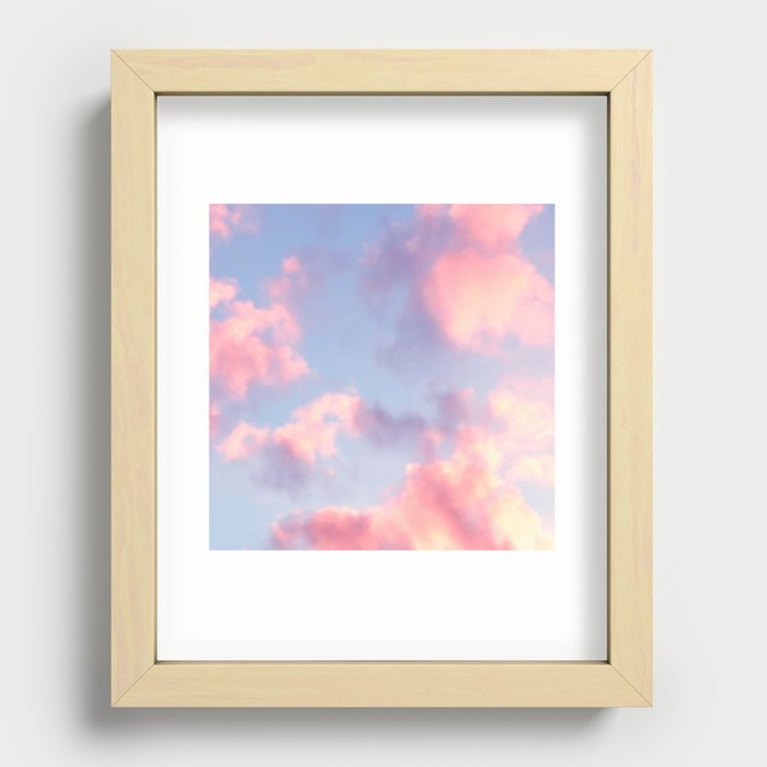 Whimsical Sky Recessed Framed Print