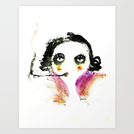 Mme Zuzu Art Print