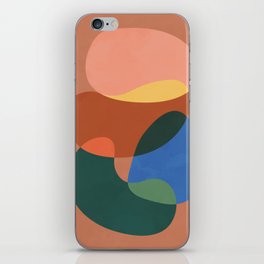 Abstract Shapes Nordic 1 iPhone Skin