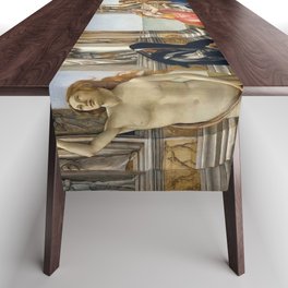 Botticelli - Calumny of Apelles Table Runner