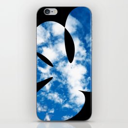 The Sky in Abstract Flower Shape  iPhone Skin