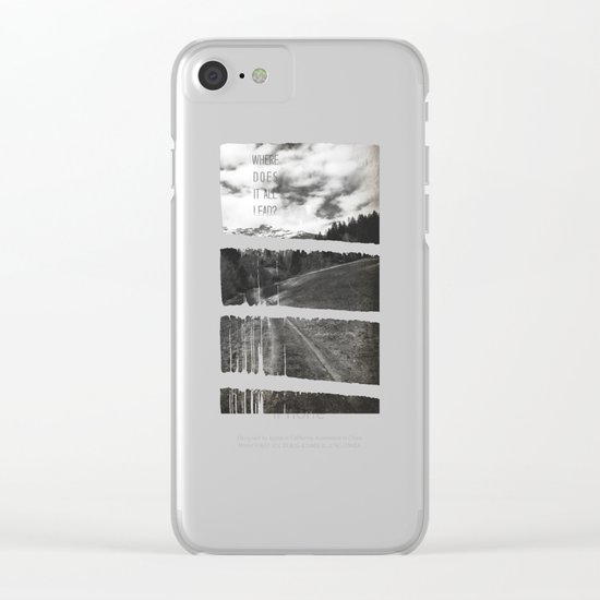 Where does it all lead? Clear iPhone Case