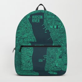 iconic new york city map Backpack | East Side, Street Sign, Street, Drawing, Nyc, City, Wall Art, Brooklyn, Type, Sign 