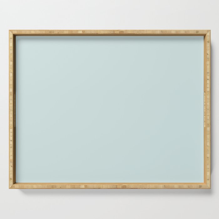 SEA GLASS COLOR. Pale Blue solid color Serving Tray