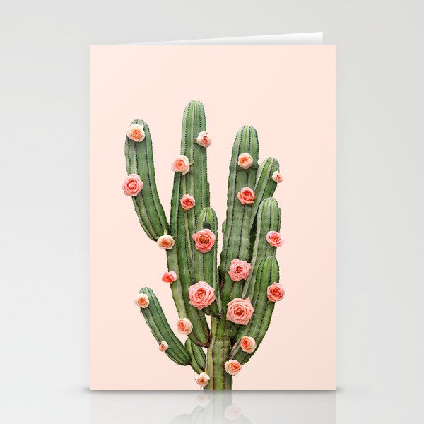 CACTUS AND ROSES Stationery Cards