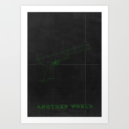 Another World - MINIMALIST POSTER Art Print