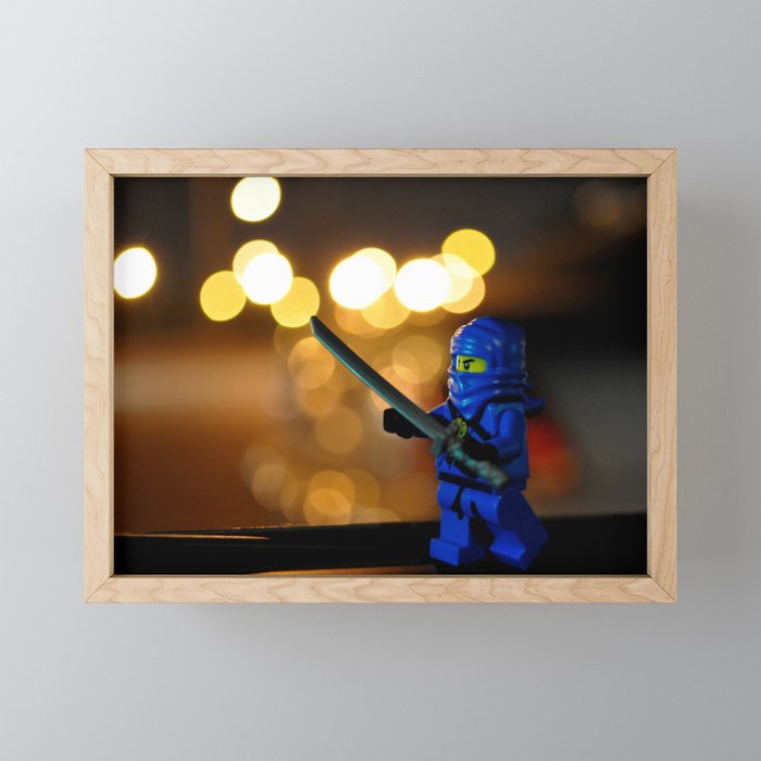 Lego Ninjago Jay Framed Mini Art Print