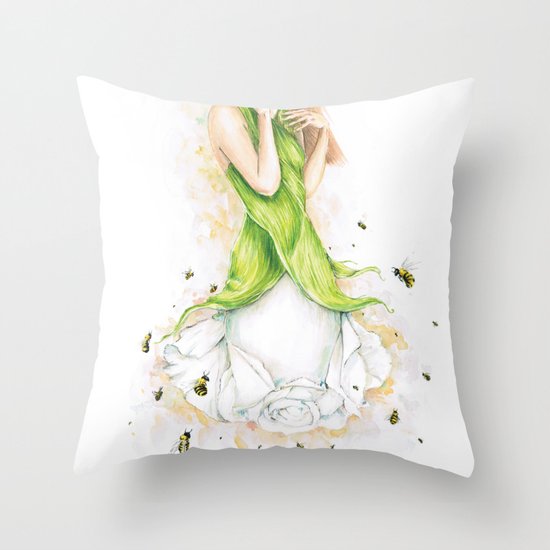 Petite fleur / Little Flower Throw Pillow