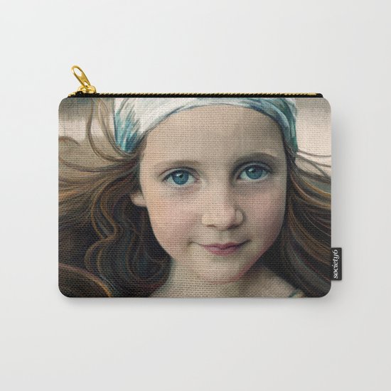 Dancer at Dusk - portrait painting of a young girl Carry-All Pouch