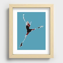 Ballet dancer Recessed Framed Print