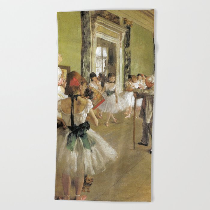 Edgar Degas The Dance Class Beach Towel By Vintageartstore Society6
