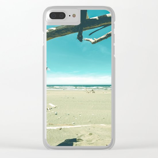 Drift Wood Castle Clear iPhone Case