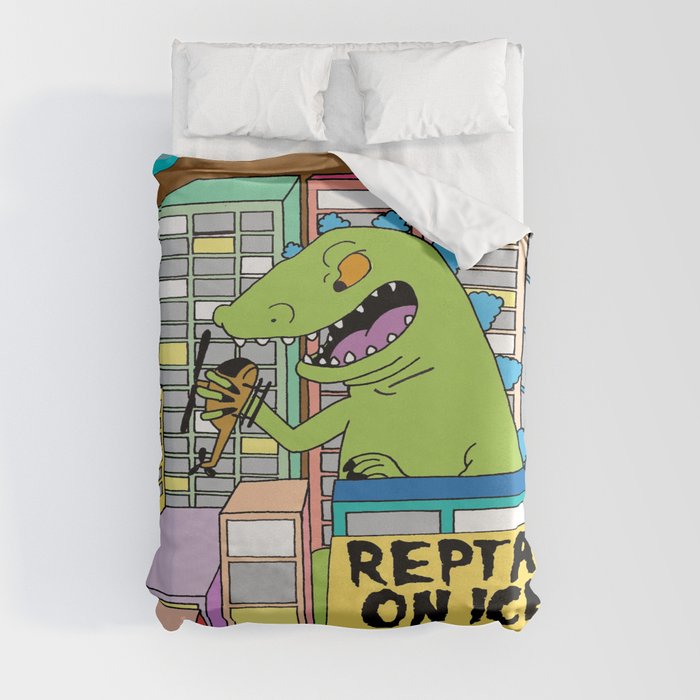 REPTAR ON ICE 2 Duvet Cover