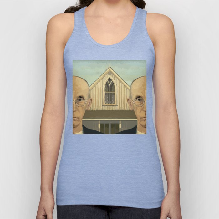 Gay American Gothic - LGBT Marriage Equality Tank Top