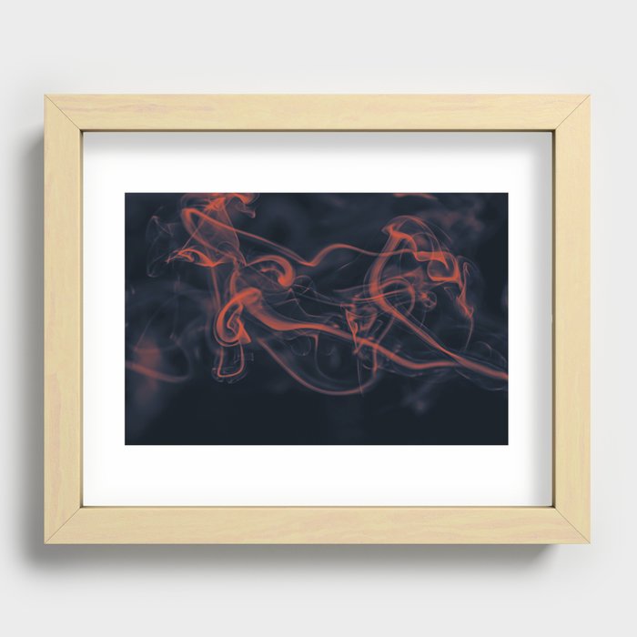 Smoke Twenty Five Recessed Framed Print